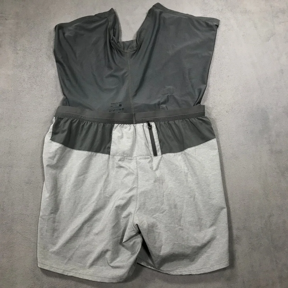 Nike Peloton Mens Flex Stride Running Shorts Gray Heather XXL 7